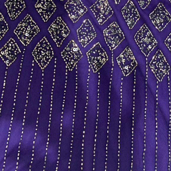 Pisarro nights blouson mother of bride gown purple - Picture 10 of 10